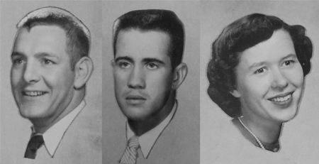 1954 Oratorical Competition winners: Ogden: Walt Apperson; Robinson: Lacy Wilkins; AAUW: Martha Gray