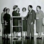 Contestants of the 1957 AAUW oratorical competition