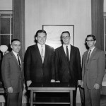 1958 - Lerond Curry, Tom Pogue, Leon Remington and unidentified