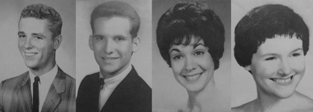 1962 Oratorical winners: Ogden: Bernard Madison; Robinson: Mike Owsley; AAUW: Carolyn Alston; SNEA: Barbara Reynolds