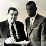 1966 Ogden Oratorical winner Leon H. Hampton with Russell H. Miller