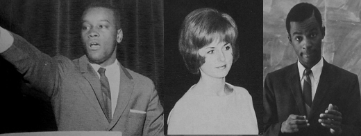 1966 Oratorical winners: Ogden: Leon Hampton; AAUW: Mary Deweese; Robinson: Steve Ealey