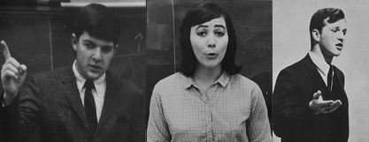 1967 Oratorical winners: Ogden: Tom Evans; AAUW: Betty Shely; Robinson: William Durham; SNEA: Theresa Crabtree