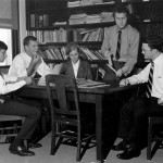 1969 WDA members (l-r) Steve Todd, __unknown__, Linda Moorey, John Lyne, and Roy Gentry