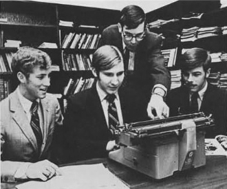 1970 Debate Team novice members