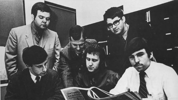 1970 Debate Team varsity members