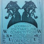 Recruitment poster for the 1973-74 WKU Forensics Union