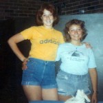 April 1978, Rose Anne Noe (now Knight) and Roxanne Seiler (now Cordonier)