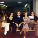 Spring 1979, Ken Ladd, Melayna Brown (now Tinsley), Richard Paine, Roxanne Seiler (now Cordonier) and Terry Barnes @ Auburn, Alabama