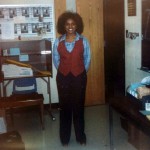 4 May 1979, Tuwanda Coleman (now Shaw) in the WKU Forensic Union offices