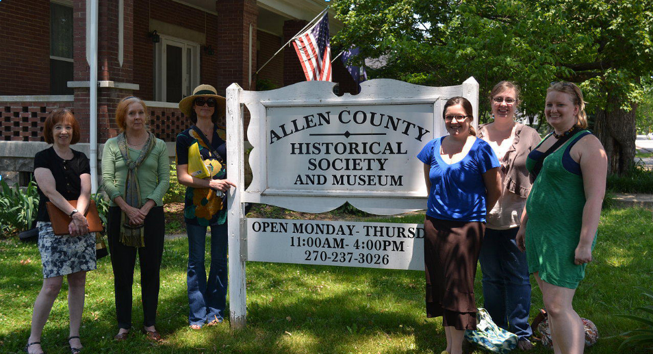 WKU students and faculty working in Allen County