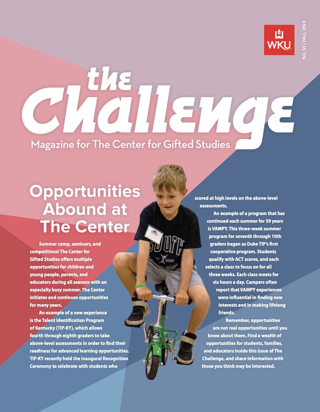 Cover of the 55th Challenge Magazine 