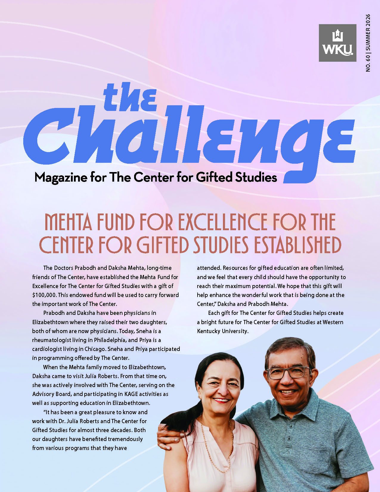 cover of the 60th edition of the Challenge magazine 