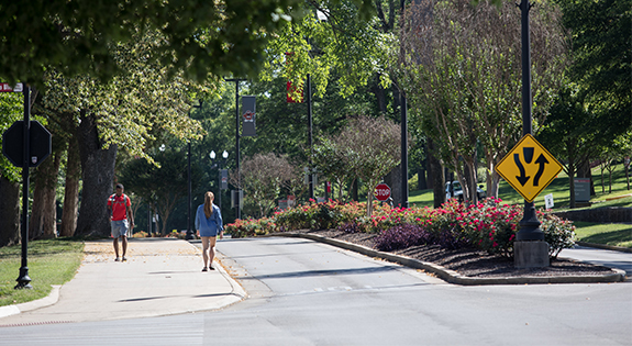 Students Walking on WKU's Campus