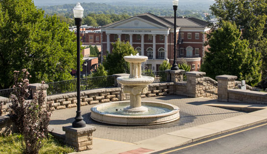 Guthrie Fountain & Van Meter Overlook on WKU's Main Campus