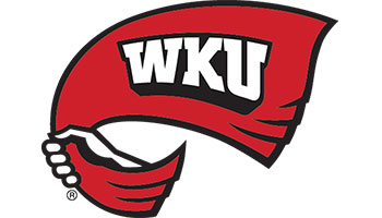 Lot of 2 Western Kentucky University WKU Hilltoppers Logo Patch Red Towel 2.75" 