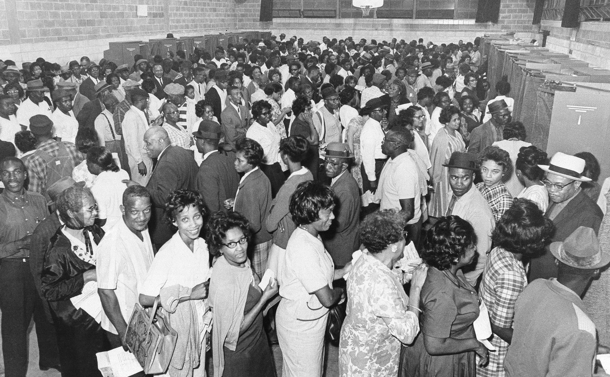 African-American voters in Birmingham, 1966