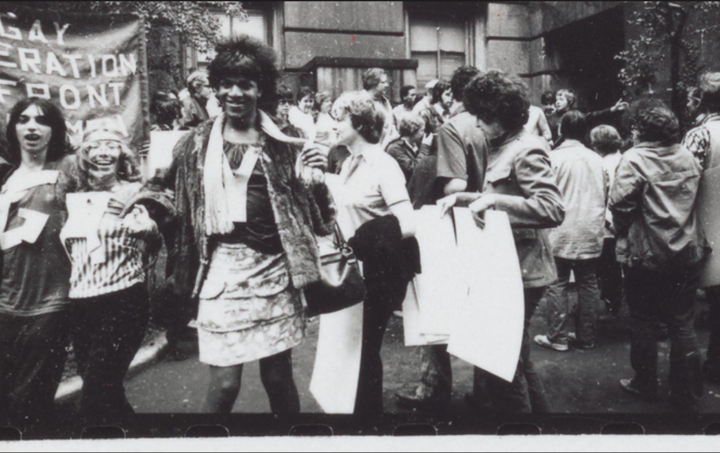 Marsha P. Johnson with the Gay Liberation Front, 1969-1970