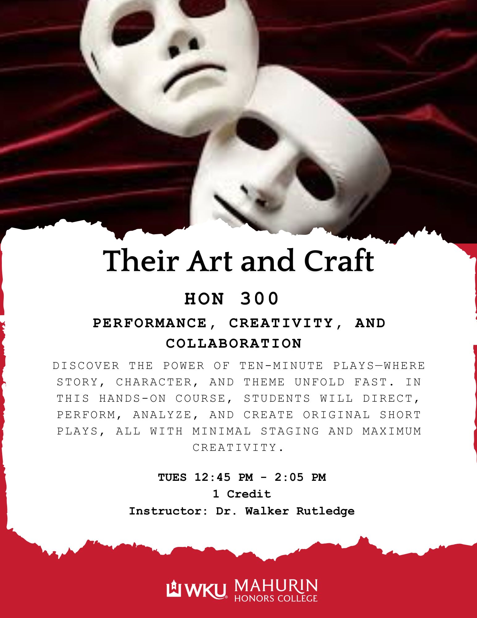 drama masks overlapping