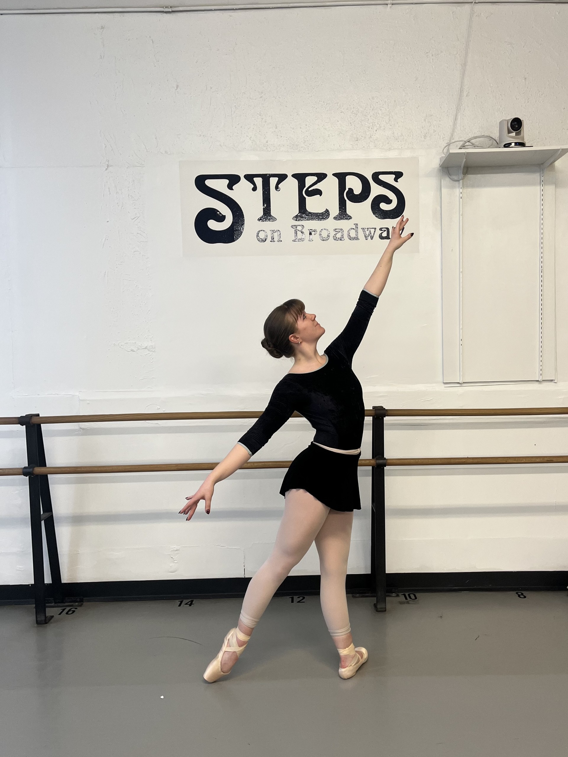 ballerina holding a pose