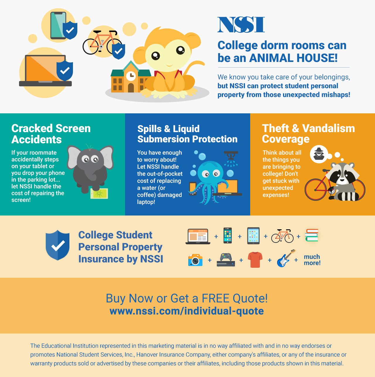 NSSI student renters insurance