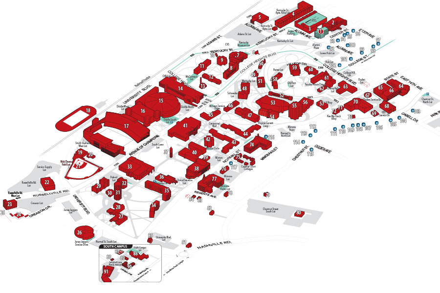 WKU Campus Map