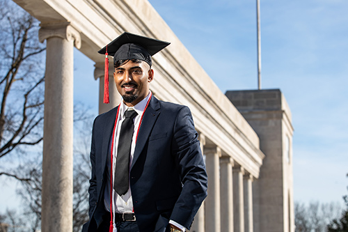 International student overcomes challenges to complete degree