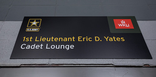 WKU ROTC names cadet lounge in memory of Eric D. Yates