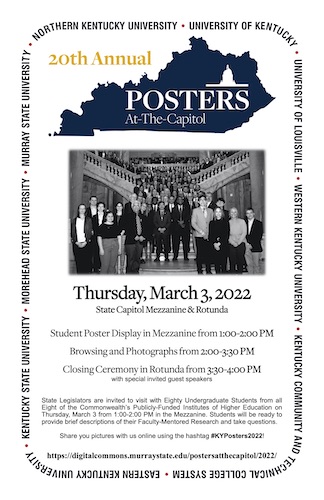 WKU students to present research at 2022 Posters-at-the-Capitol