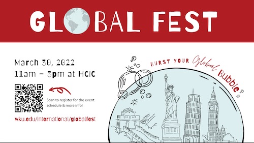 WKU Global Learning and International Affairs presents Global Fest on March 30