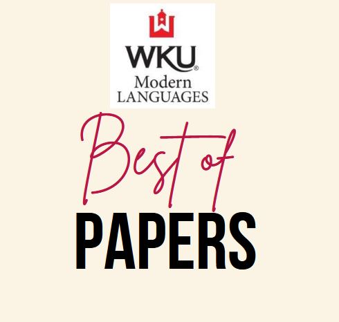 Modern Languages Department Announces "Best of Papers" for 2022