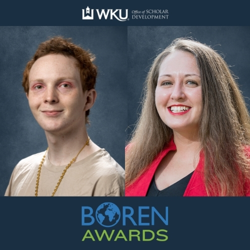 Two WKU Students Awarded Boren Scholarships