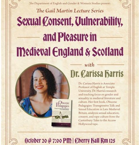 Upcoming 2022 Gail Martin Lecture by Dr. Carissa Harris