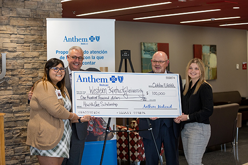 WKU and Anthem Blue Cross and Blue Shield Medicaid in Kentucky launch scholarship program for future health care professionals