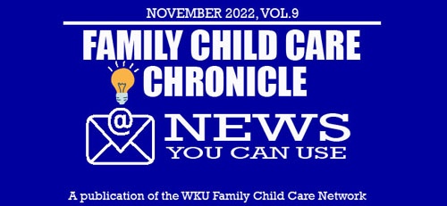 The Family Child Care Chronicle: Vol 9. November 2022