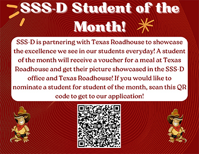 Partnership will showcase TRIO SSS-D Student of the Month