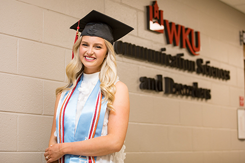 Aspiring speech-language pathologist pursues opportunities for community service and professional growth at WKU