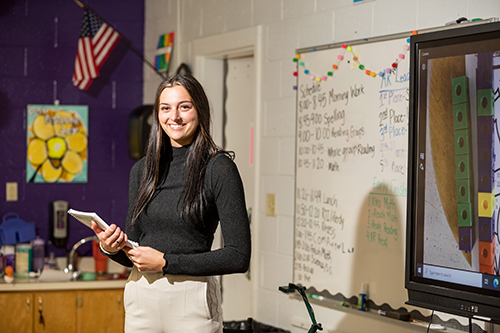 Rush graduates with experience on the court and in the classroom