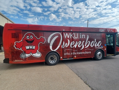 WKU Mascot Adorns New Owensboro Transit System Bus