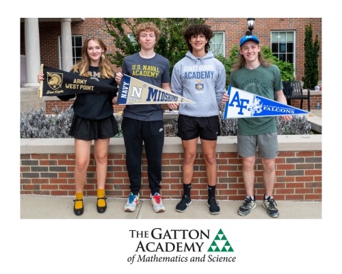 Four Gatton Academy Graduates to Attend Service Academies