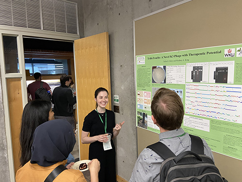 WKU Biology Professor and Gatton Academy student present research results at international conference