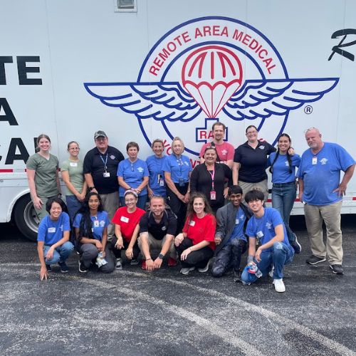 Pop up clinic provided by WKU student group and RAM