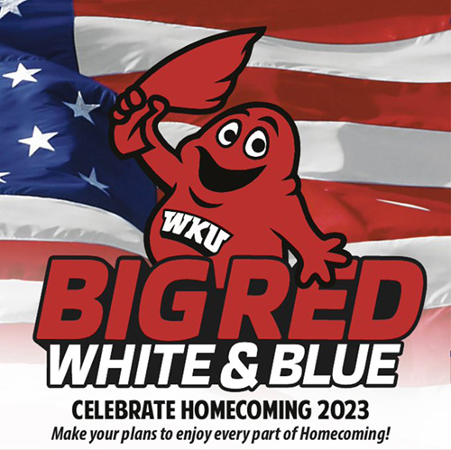 WKU to celebrate 'Big Red, White and Blue' Homecoming 2023