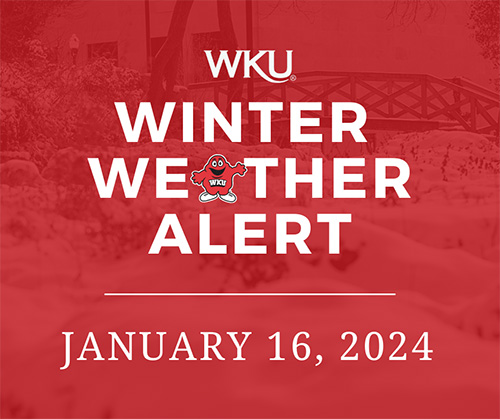 WKU Winter Weather Alert for January 16, 2024