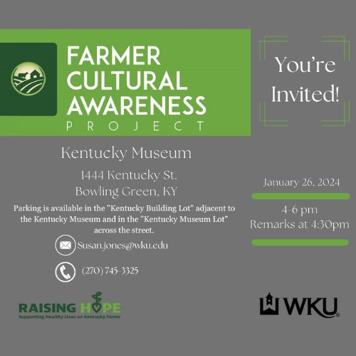 Farmer Cultural Awareness Project exhibit opens at Kentucky Museum