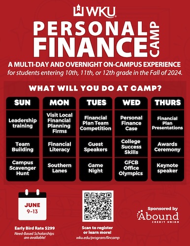 Registration Open for High School Financial Summer Camp