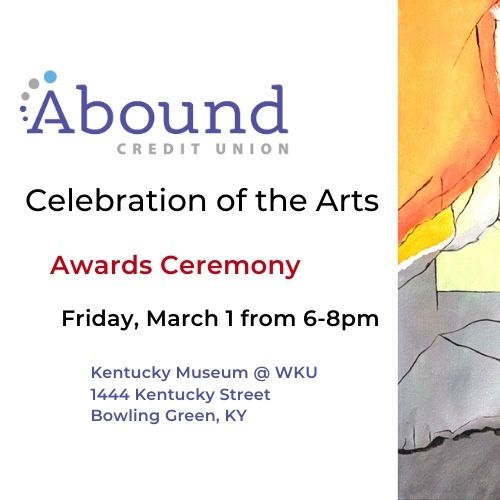 Abound Credit Union Celebration of the Arts Award Ceremony to be held Friday, March 1