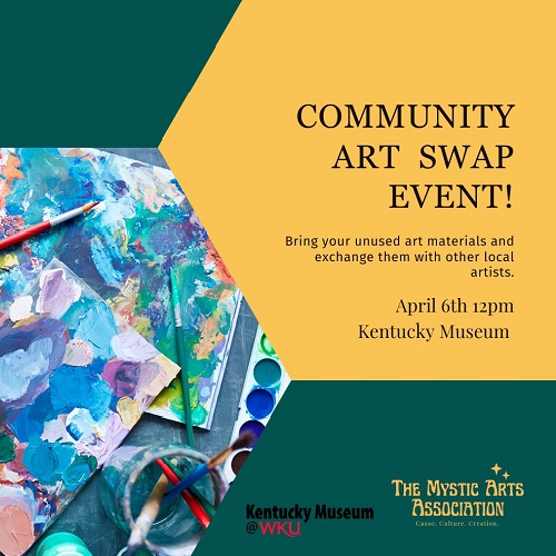 Community Art Swap at Kentucky Museum on April 6