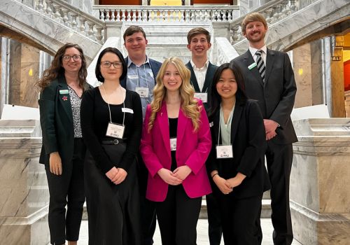 Gatton Academy Students Present Research at Kentucky Capitol