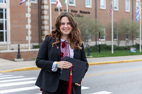 Journalism major from Ukraine named Ogden Foundation Scholar